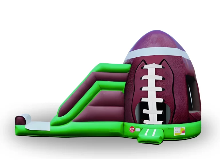 Large Football themed Bounce House & Slide Combo